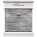 Pantofar, gri, 50 x 28 x 58 cm, lemn de paulownia - WALTI WALTI