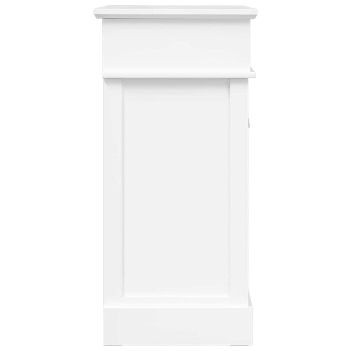 Pantofar, alb, 50 x 28 x 58 cm, lemn de paulownia - WALTI WALTI