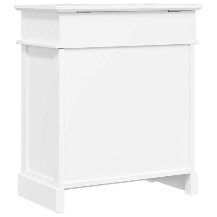 Pantofar, alb, 50 x 28 x 58 cm, lemn de paulownia - WALTI WALTI