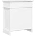 Pantofar, alb, 50 x 28 x 58 cm, lemn de paulownia - WALTI WALTI