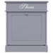 Pantofar, gri, 50 x 28 x 58 cm, lemn de paulownia - WALTI WALTI