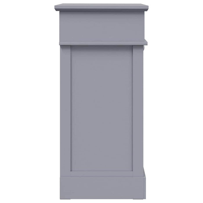 Pantofar, gri, 50 x 28 x 58 cm, lemn de paulownia - WALTI WALTI
