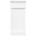 Pantofar, alb, 50 x 28 x 58 cm, lemn de paulownia - WALTI WALTI