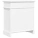 Pantofar, alb, 50 x 28 x 58 cm, lemn de paulownia - WALTI WALTI