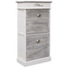Pantofar, gri, 50x28x98 cm, lemn de paulownia - WALTI WALTI