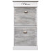 Pantofar, gri, 50x28x98 cm, lemn de paulownia - WALTI WALTI