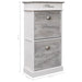 Pantofar, gri, 50x28x98 cm, lemn de paulownia - WALTI WALTI