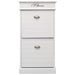 Pantofar, alb, 50 x 28 x 98 cm, lemn de paulownia - WALTI WALTI