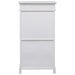 Pantofar, alb, 50 x 28 x 98 cm, lemn de paulownia - WALTI WALTI