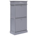 Pantofar, gri, 50x28x98 cm, lemn de paulownia - WALTI WALTI