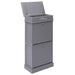 Pantofar, gri, 50x28x98 cm, lemn de paulownia - WALTI WALTI
