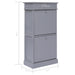 Pantofar, gri, 50x28x98 cm, lemn de paulownia - WALTI WALTI