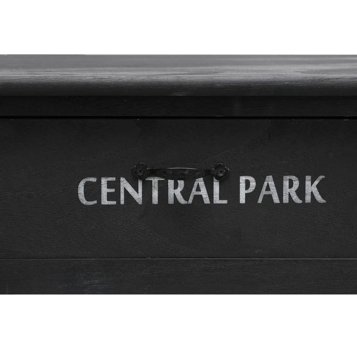 Măsuță de cafea, negru, 100 x 50 x 45 cm, lemn WALTI