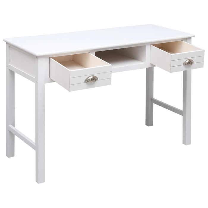 Birou de scris, alb, 110 x 45 x 76 cm, lemn - WALTI WALTI