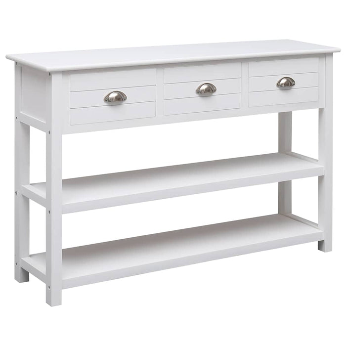 Dulap, alb, 115x30x76 cm, lemn WALTI