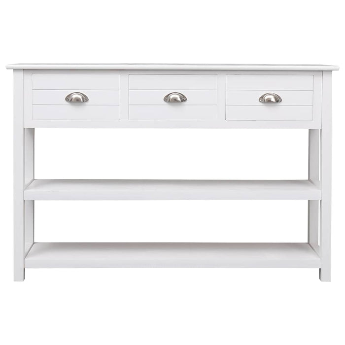 Dulap, alb, 115x30x76 cm, lemn WALTI