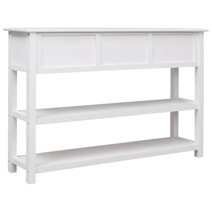 Dulap, alb, 115x30x76 cm, lemn WALTI