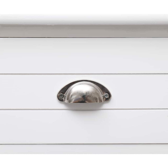 Dulap, alb, 115x30x76 cm, lemn WALTI