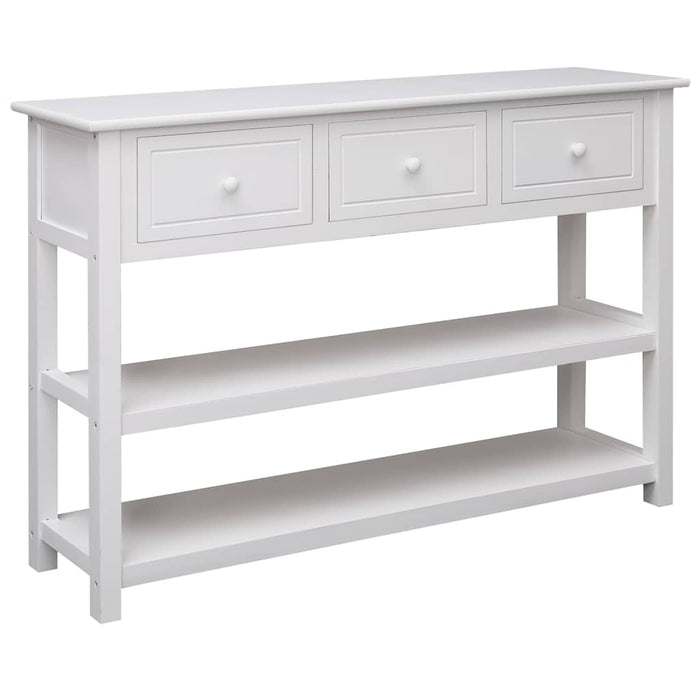 Dulap, alb, 115x30x76 cm, lemn WALTI