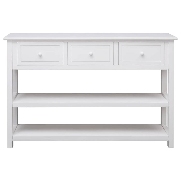 Dulap, alb, 115x30x76 cm, lemn WALTI