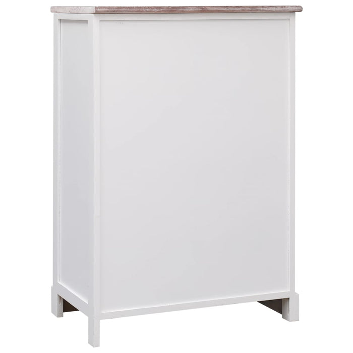 Dulap cu 10 sertare, maro, 113 x 30 x 79 cm, lemn WALTI