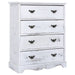 Dulap cu sertare, alb, 60x30x75 cm, lemn - WALTI WALTI