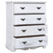 Dulap cu sertare, alb, 60x30x75 cm, lemn - WALTI WALTI