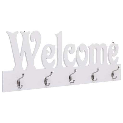 Cuier de perete WELCOME, alb, 74 x 29,5 cm - WALTI WALTI