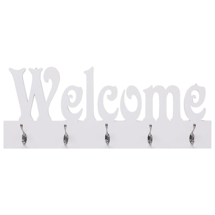 Cuier de perete WELCOME, alb, 74 x 29,5 cm - WALTI WALTI