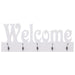 Cuier de perete WELCOME, alb, 74 x 29,5 cm - WALTI WALTI