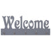Cuier de perete WELCOME, gri, 74 x 29,5 cm - WALTI WALTI
