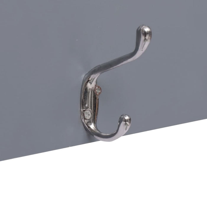 Cuier de perete WELCOME, gri, 74 x 29,5 cm - WALTI WALTI