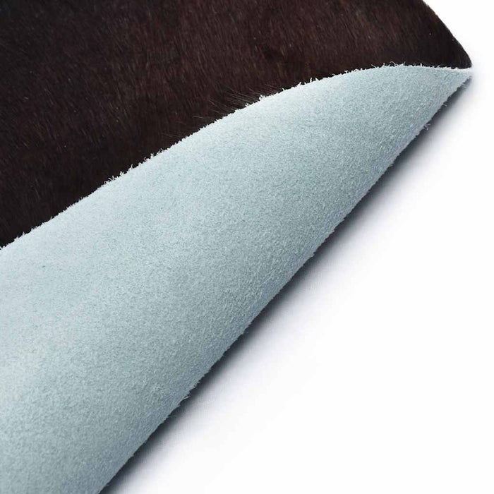 Covor din piele de vacă naturală, negru, 150 x 170 cm - WALTI WALTI