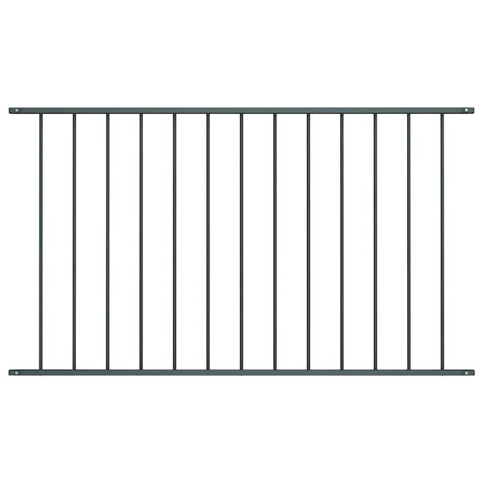 Panou de gard Woerden din oțel vopsit în câmp electrostatic, 1,7x1 m, antracit WALTI