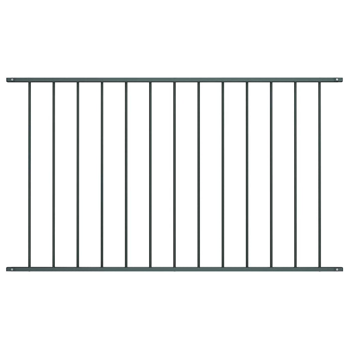Panou de gard Woerden din oțel vopsit în câmp electrostatic 1,7x1,17 m antracit WALTI