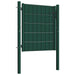 Poartă de gard din PVC și oțel, verde, 100x100 cm - WALTI WALTI
