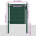 Poartă de gard din PVC și oțel, verde, 100x100 cm - WALTI WALTI
