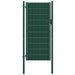 Poartă de gard din PVC și oțel, verde, 100x204 cm - WALTI WALTI