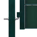 Poartă de gard din PVC și oțel, verde, 100x204 cm - WALTI WALTI