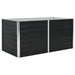 Strat înălțat de grădină antracit 160x80x77 cm oțel galvanizat - WALTI WALTI