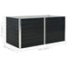 Strat înălțat de grădină antracit 160x80x77 cm oțel galvanizat - WALTI WALTI