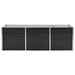 Strat înălțat de grădină antracit 240x80x77 cm oțel galvanizat - WALTI WALTI