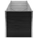 Strat înălțat de grădină antracit 240x80x77 cm oțel galvanizat - WALTI WALTI