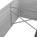 Strat înălțat de grădină antracit 240x80x77 cm oțel galvanizat - WALTI WALTI