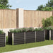 Strat înălțat de grădină antracit 240x80x77 cm oțel galvanizat - WALTI WALTI