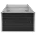 Strat înălțat de grădină antracit 240x80x45 cm oțel galvanizat - WALTI WALTI