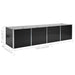 Strat înălțat de grădină antracit 320x80x77 cm oțel galvanizat - WALTI WALTI