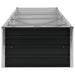Strat înălțat de grădină antracit 320x80x45 cm oțel galvanizat - WALTI WALTI