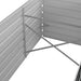 Strat înălțat de grădină antracit 320x80x45 cm oțel galvanizat - WALTI WALTI