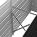 Strat înălțat de grădină antracit 160x40x77 cm oțel galvanizat - WALTI WALTI